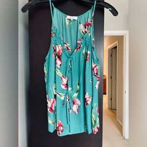 Parker silk spaghetti strapped top.